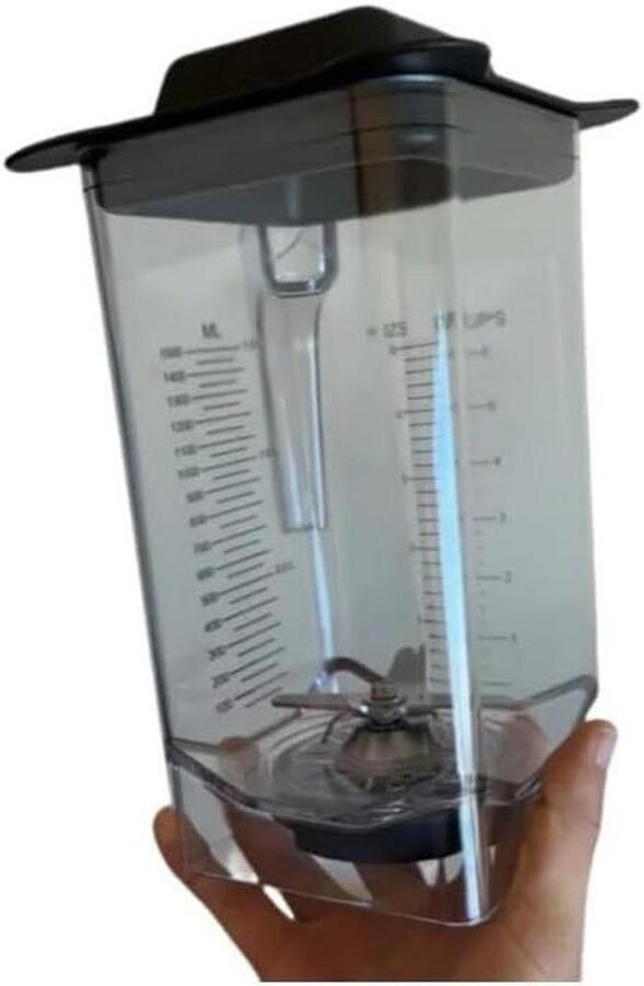Mixer Bekers Vervangende Containers Grote Hoeveelheden Bereiden Slagvast Materiaal 1500 ml Transparant