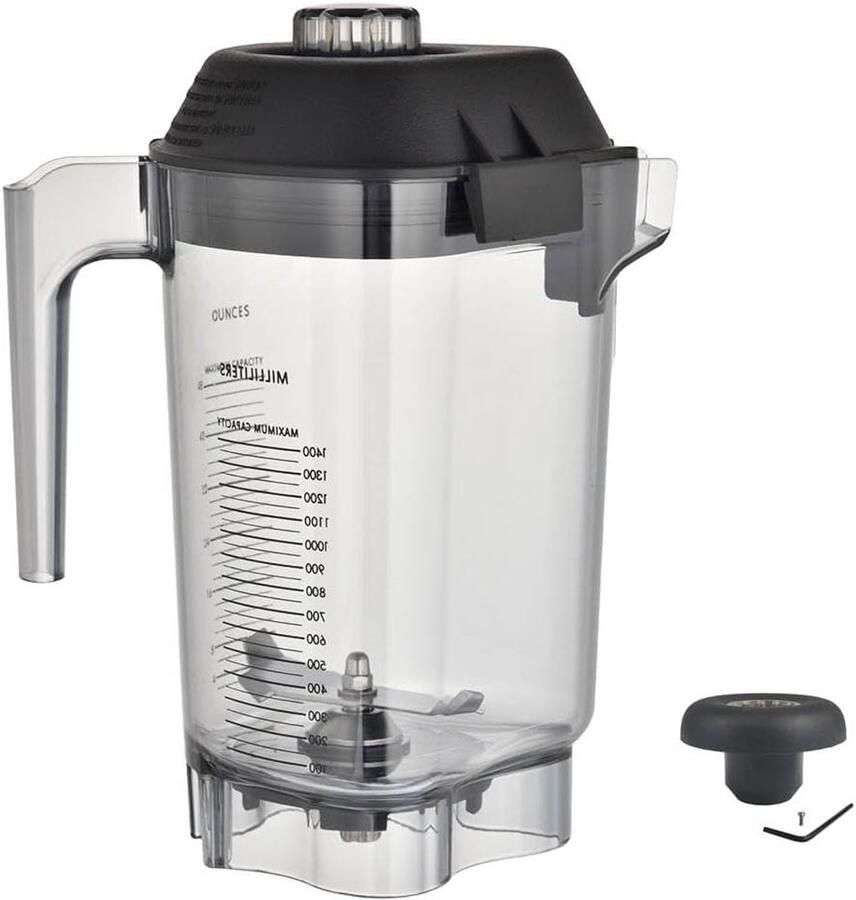 Mixer Container Pitcher Jar Cup Smoothie Maken BPA-vrij Polycarbonaat 1.36 kg Transparant