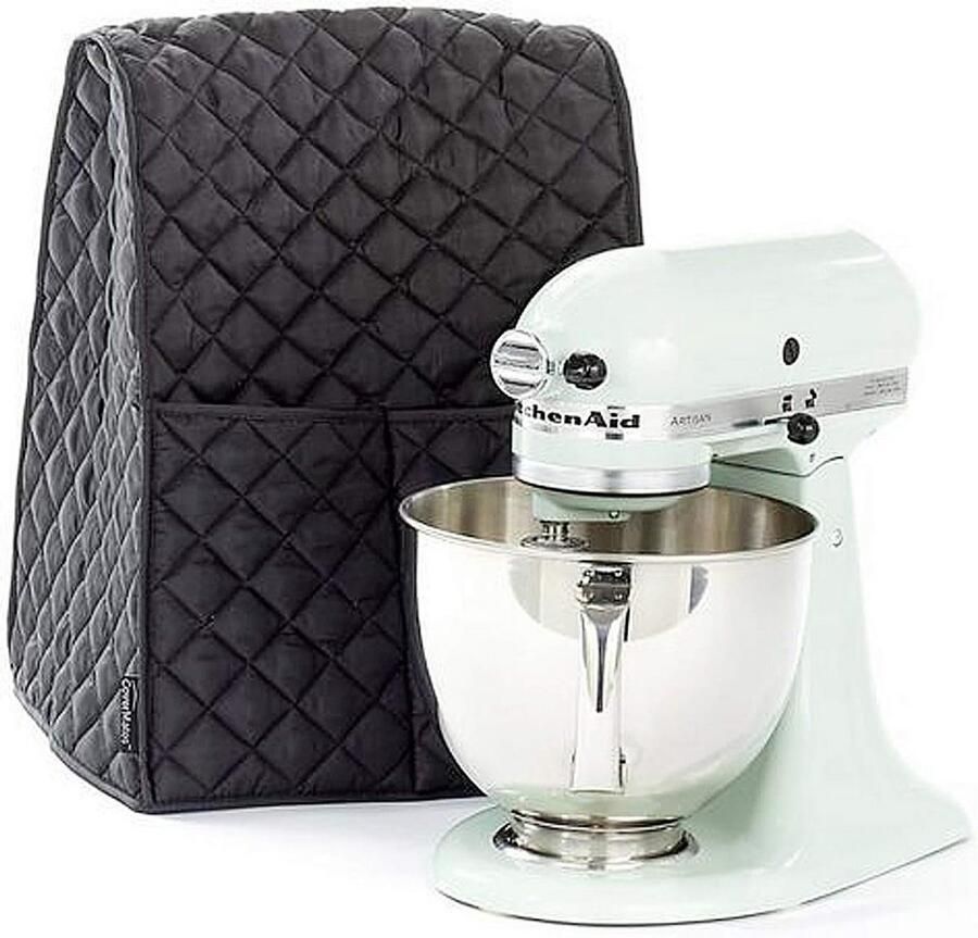Mixer Cover Keukenmachinehoes Bescherming Keukenapparaat Met Organizer Bag 43x30x30 cm Zwart
