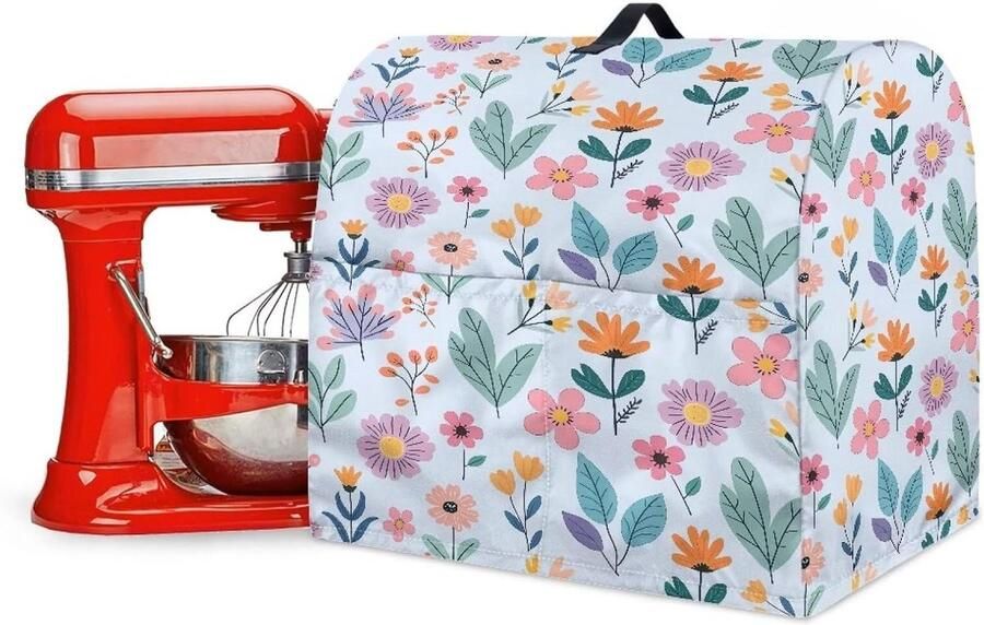 Mixer Deksel Keukenmachinehoes Keuken Organisatie Waterproof Polyester Verkrijgbaar in 2 maten Boho Bloemen