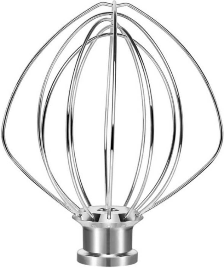 Mixer Ei-slagroomgarde Cake-mayonaisegarde Vervangende staande mixer Geschikt voor KitchenAid K45WW Roestvrij staal