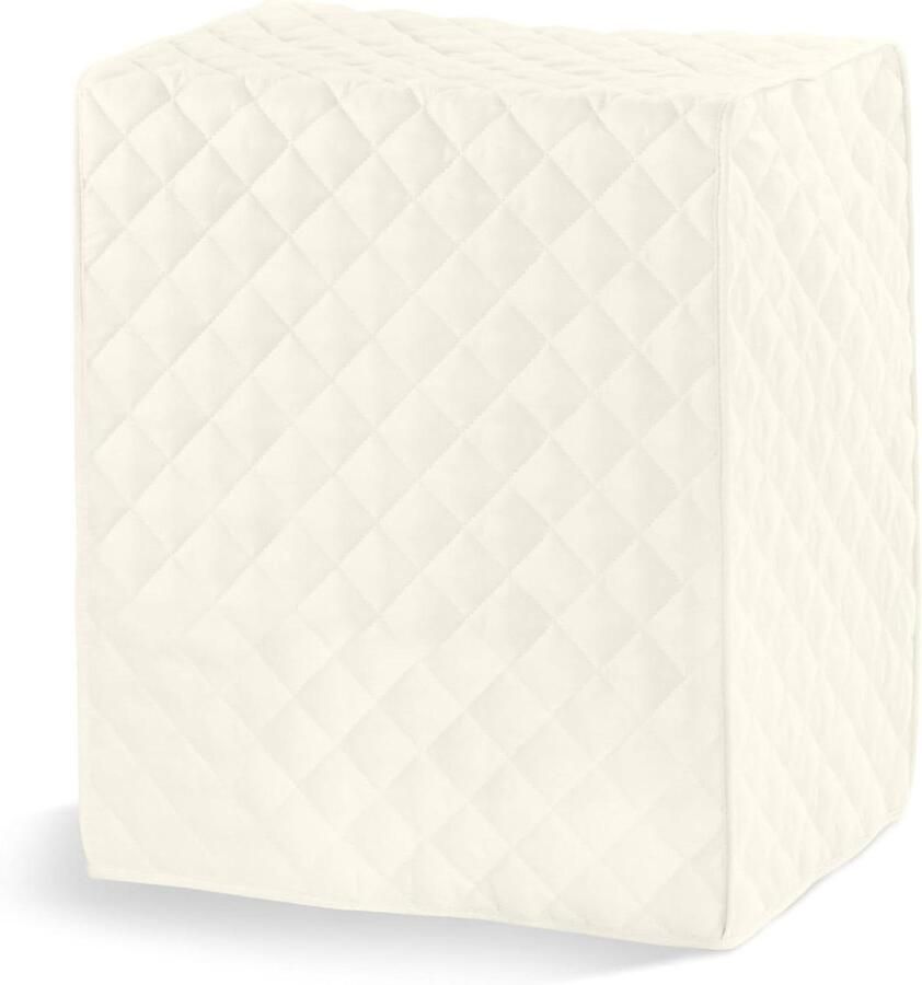 Mixer en Kom Deksel Apparaat Hoes Keuken Organisatie Gewatteerd Polyester 15x11x18 cm Crème