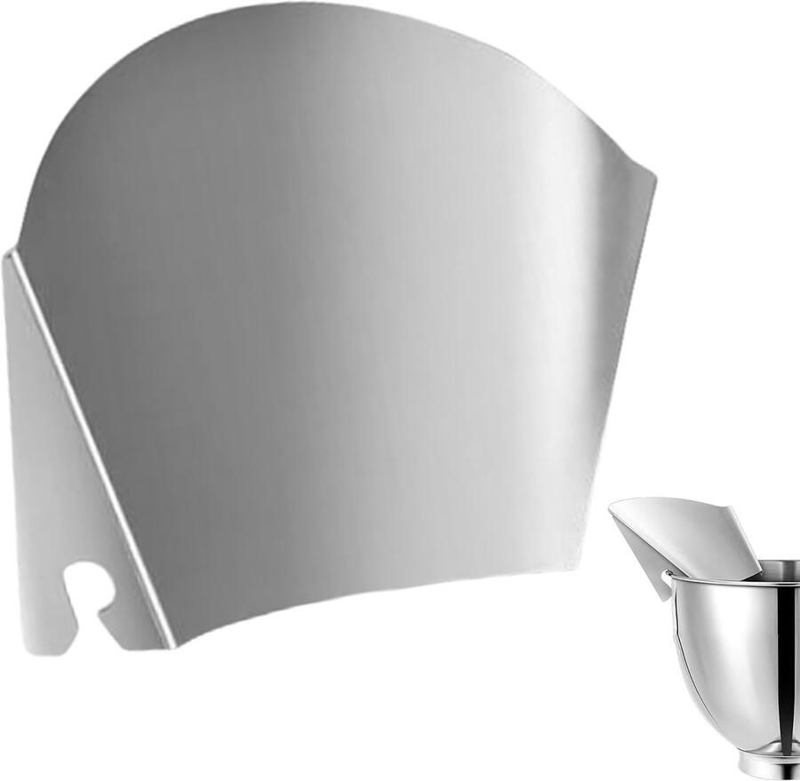 Mixer Gietschild Keuken Accessoire Schoon Bakken Voedselveilig Roestvrij Staal 19x15 cm Zilver