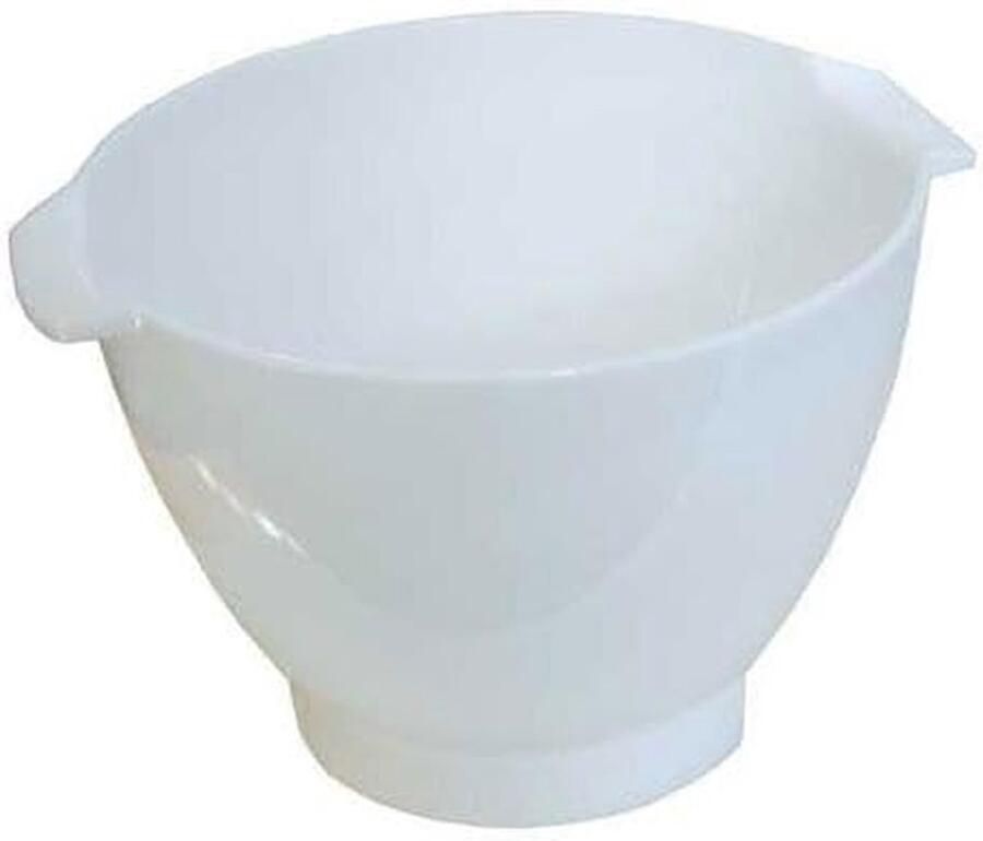 Mixer Kom Beslagkom Mengkom Keukenwerk Robuuste Constructie 4.6 Liter Wit