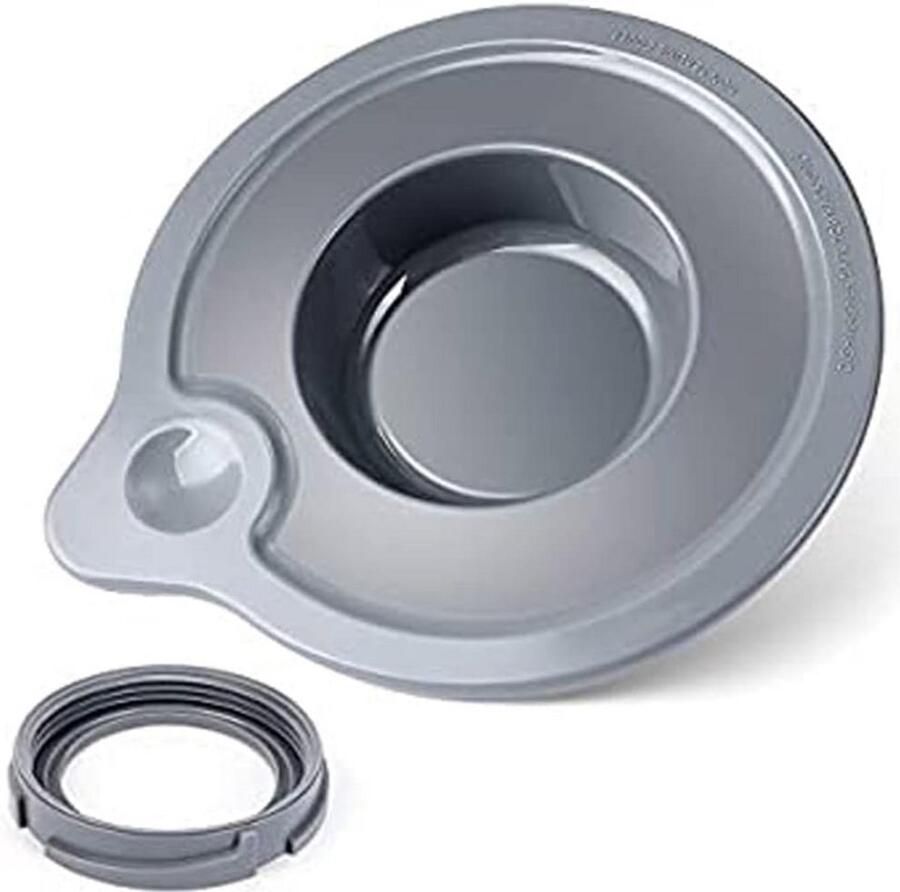 Mixer Kom Deksel Blender Deksel Voedselbereiding BPA-vrij Materiaal 15x155x4 cm Grijs