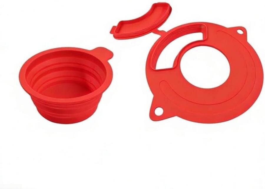 Mixer Kom Deksel Siliconen Hoes Voorkom Morsen Precisie Pasvorm 45-5 Qt Blauw