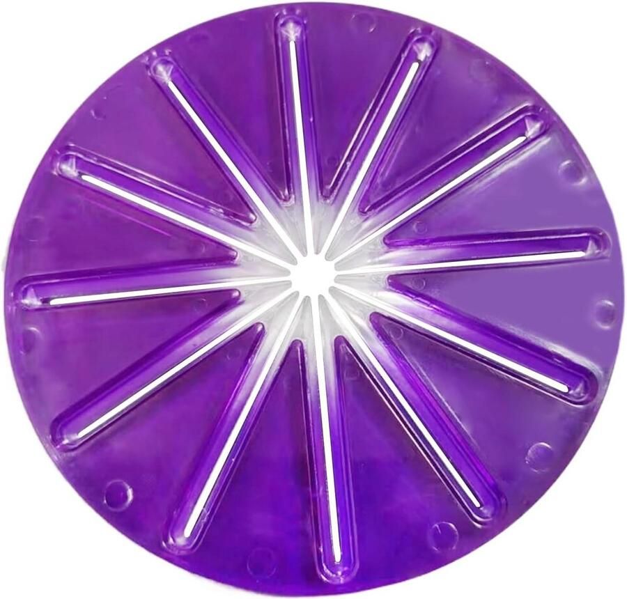 Mixer Kom Deksel Spatbeschermer Keukenmixer Schoon Maken Universeel Passend Ontwerp 14.5 x 14.5 cm Paars