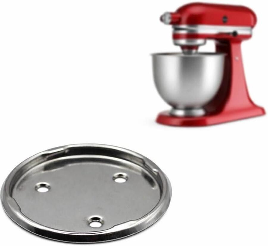 Mixer Kom Vergrendelingsplaat Reserveonderdeel Mixer Kom Keukenmixer Reparatie Roestvrij Staal 4.5 Qt Zilverkleurig