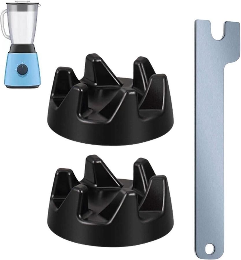 Mixer Koppeling Set Blender Onderdelen Apparaat Repareren Hoge Compatibiliteit 36 mm Zwart