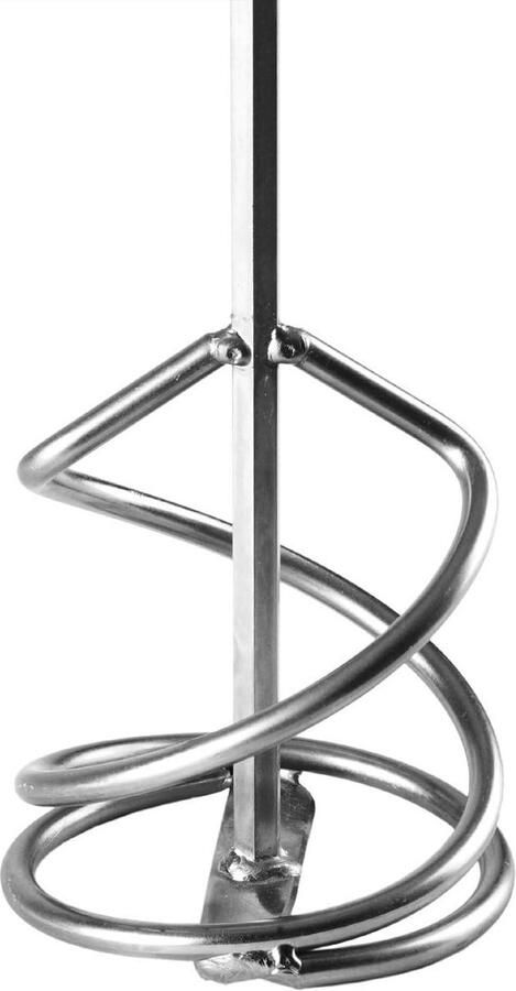 Mixer mandje Spiraal roerwerk Materiaalmengen Enkele draad 105 cm Zilver