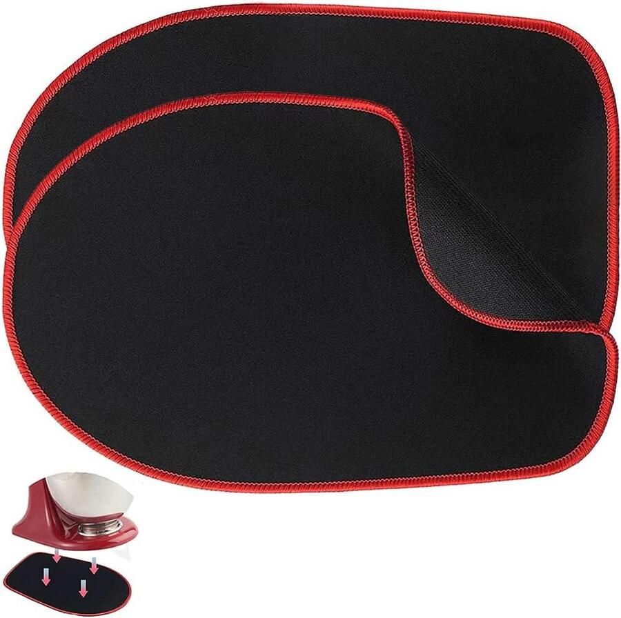 Mixer Mat Keukenmachine Accessoire Keuken Werkblad Makkelijk Verplaatsbaar 33x20cm Zwart