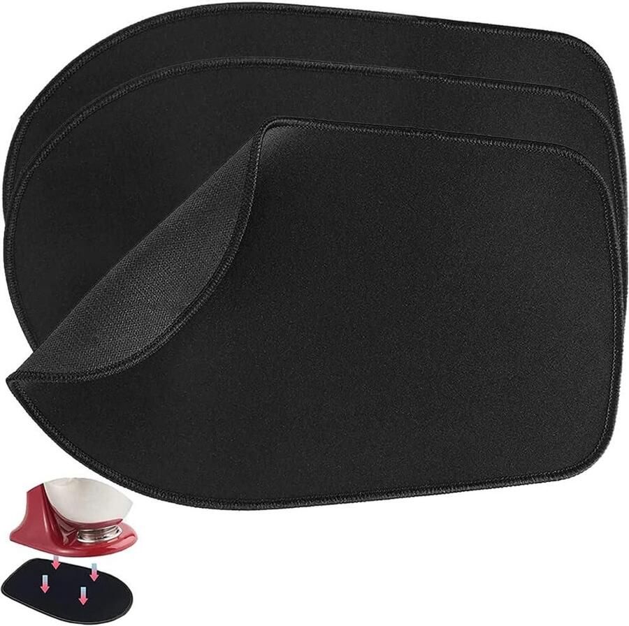 Mixer Schuifmat Mixer Mat Apparaat Verplaatsen Anti-slip Dubbele Stof 38x22cm Zwart