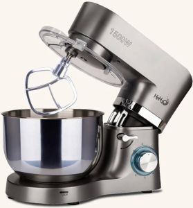 PerfectGear Mixer Met Mengkom Deegmachine Deegmixer Kneedmachine Met Kom 1500W Grijs