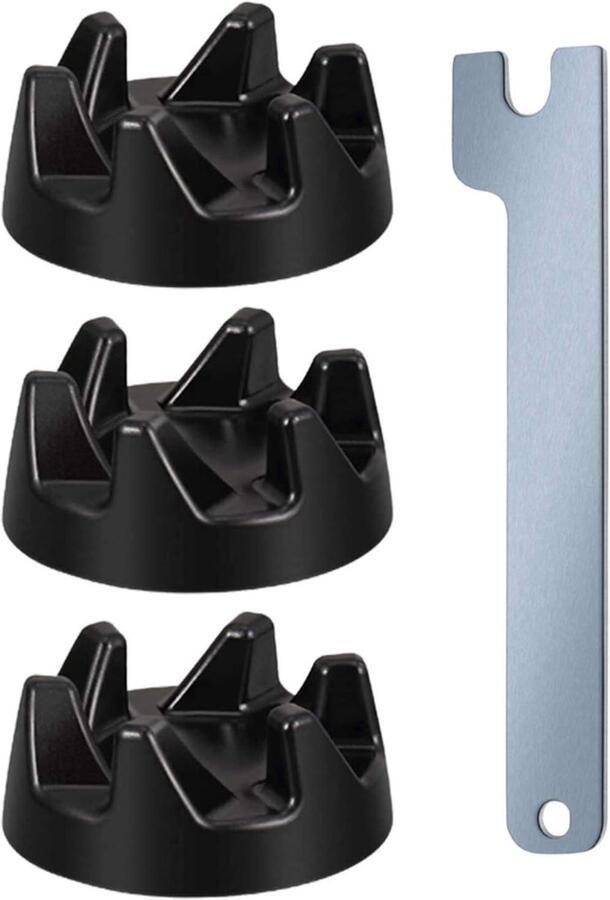 Mixer Onderdelen Reparatieset Koppeling Apparaat Repareren Universele Pasvorm 3 Stuks Zwart