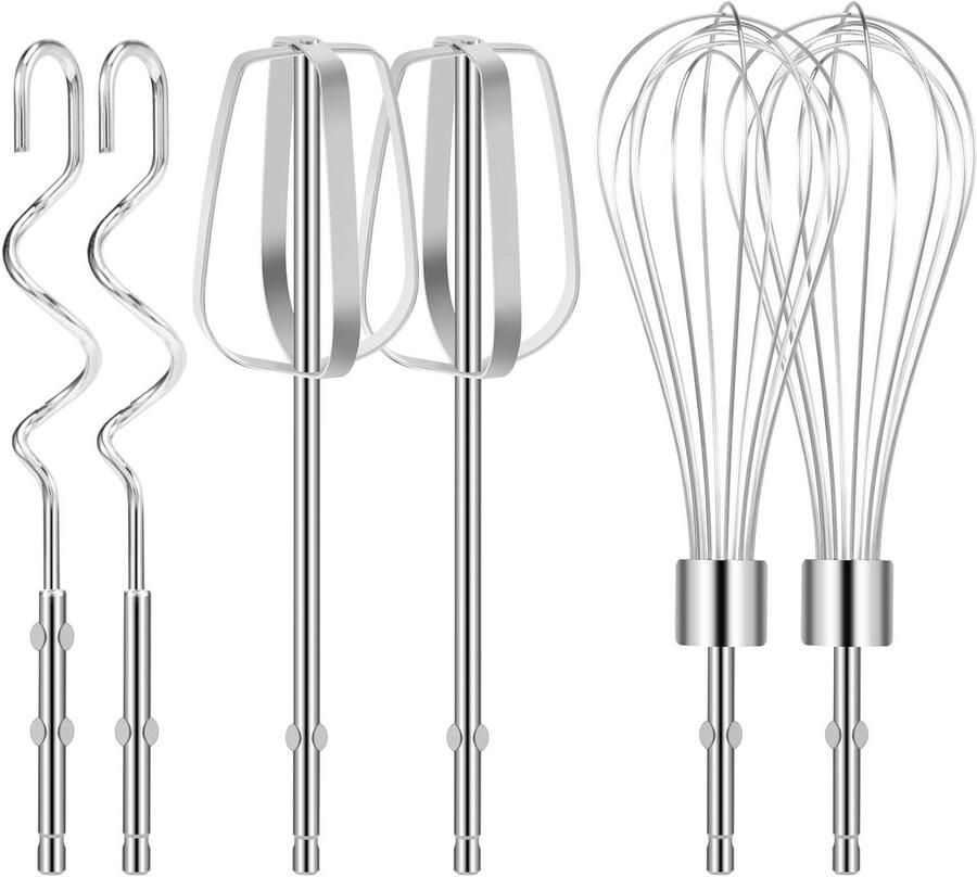 Mixer Onderdelen Set Keuken Accessoires Bakken En Klussen Verschillende Opzetstukken 21 x 13 cm Zilver