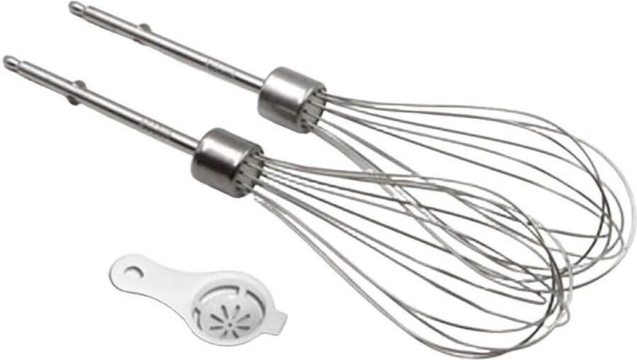 Mixer Onderdelen Set Klopper Deeghaak Keuken Bakken Roestvrij Staal 21 x 8 x 5 cm Zilverkleurig