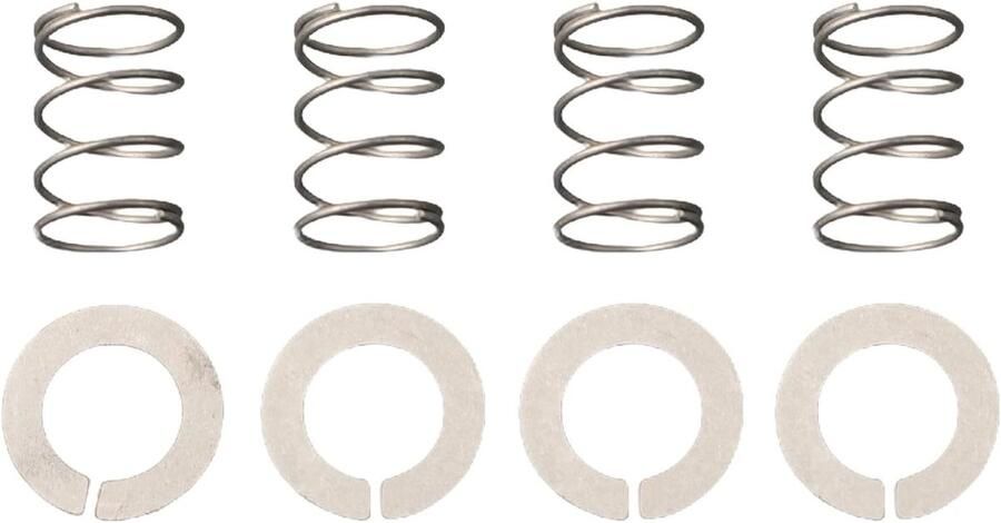 Mixer Onderdelen Set Veer en Washer Keukenapparaat Reparatie Roestvrij Staal 4 Set Zilver