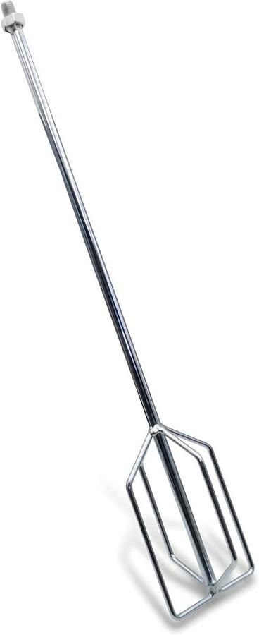 Mixer Opzetstuk Roerstaaf Bouwmaterialen Mengen Luchtbelvrij Mengen 115x615 mm Zilver