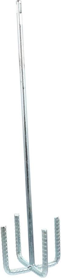 Mixer Opzetstuk Roerstaaf Cement Materiaalmengen Efficiënte Ventilatie 48.7x11cm Zilver