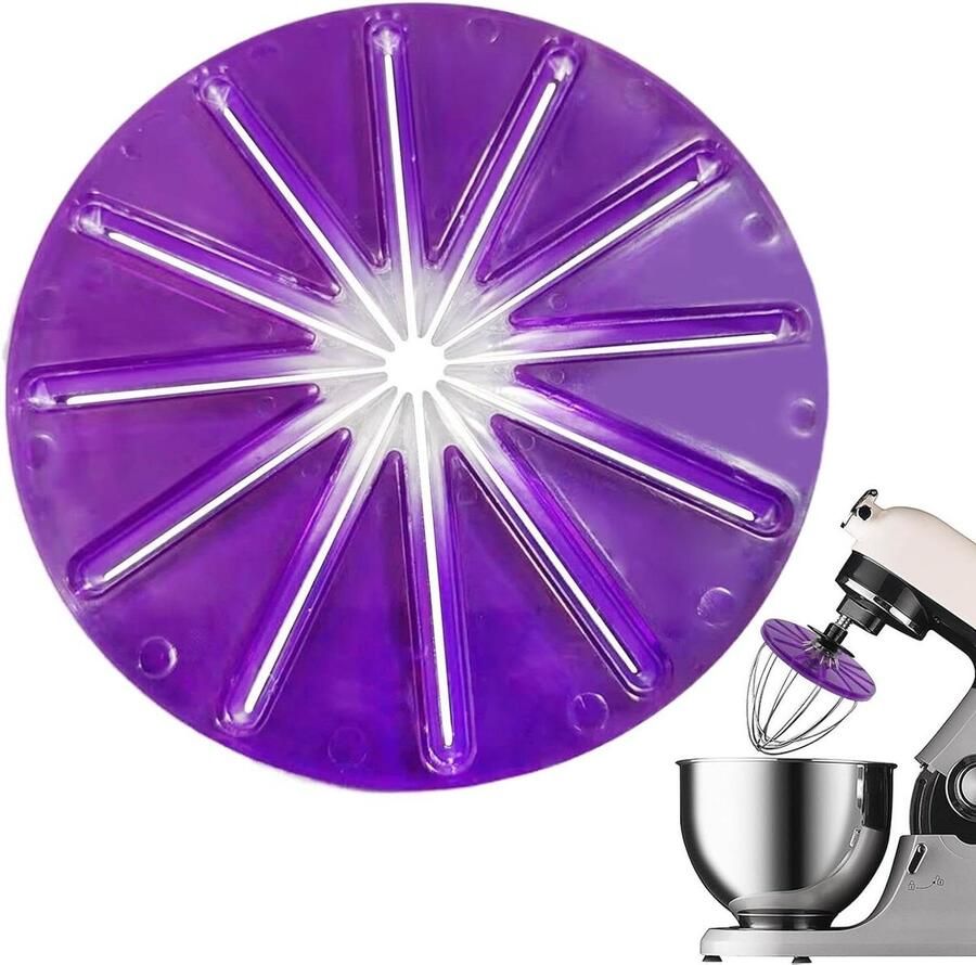 Mixer Spatbeschermer Keuken Accessoire Bakken en Koken Niet-kras Bevestiging 14.5 cm Paars