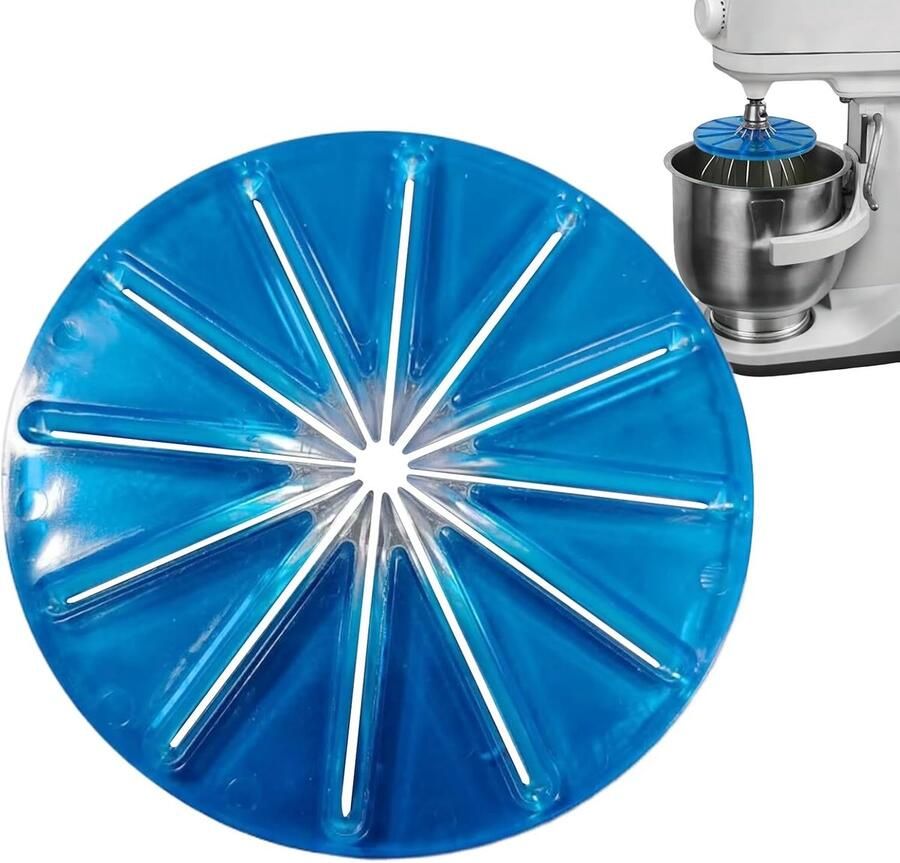Mixer spatbescherming Keuken accessoire Schoon bakken 6-rijig ontwerp 14.5 cm Groen