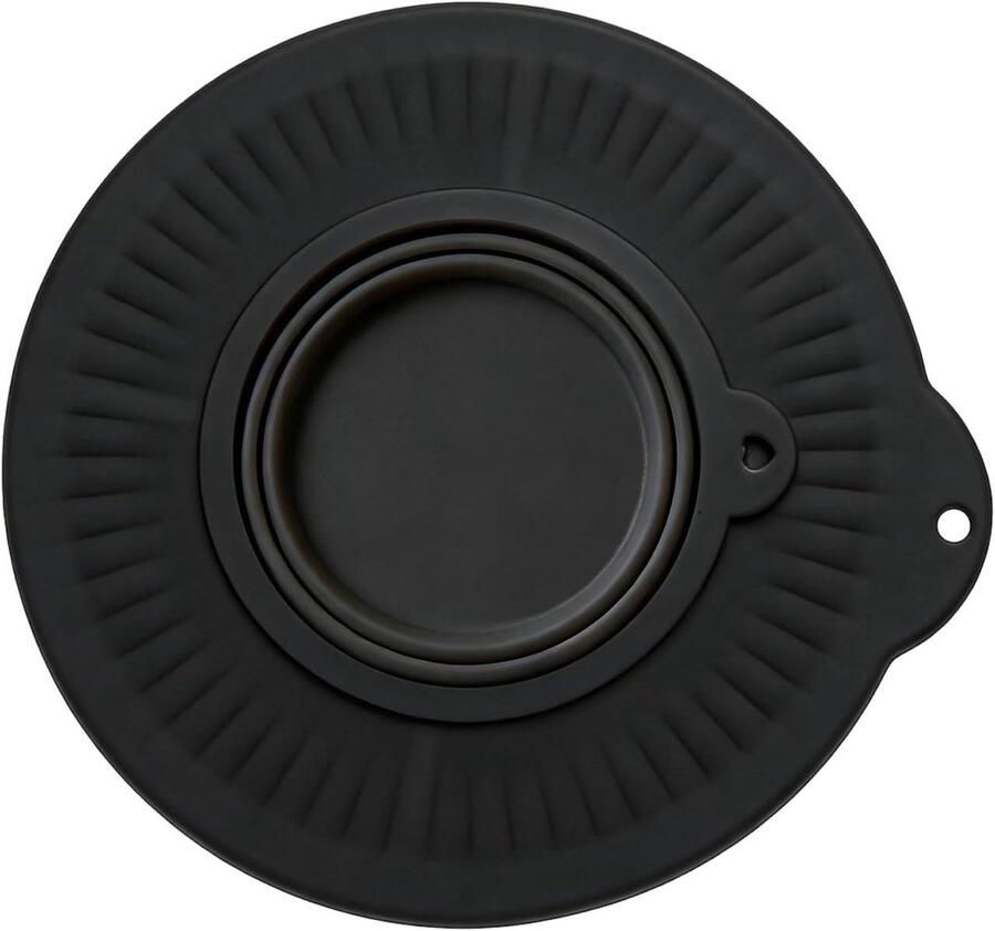 Mixer Spatbescherming Mengkom Deksel Schoon Mengen Universele Pasvorm 23 cm Zwart