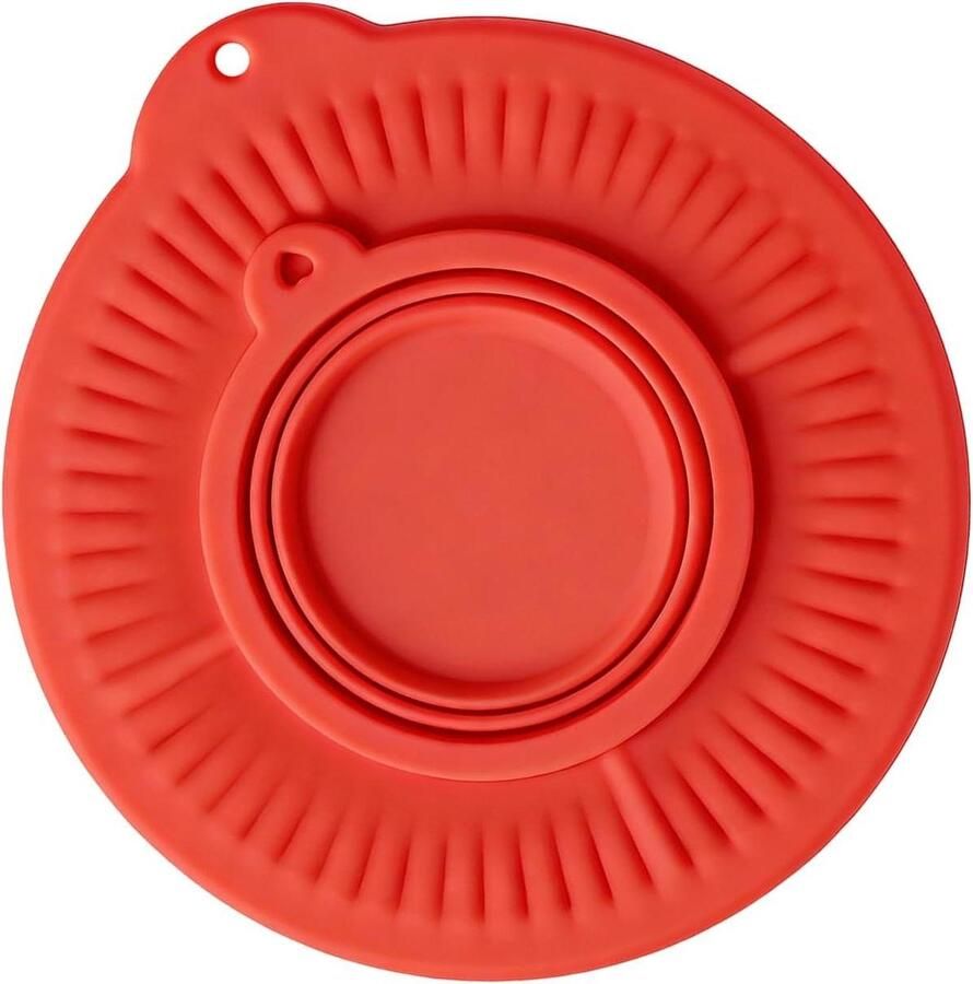 Mixer Spatbescherming Spatscherm Kom Schoon Maken Hoge Temperatuur 4.3-4.7 Liter Rood