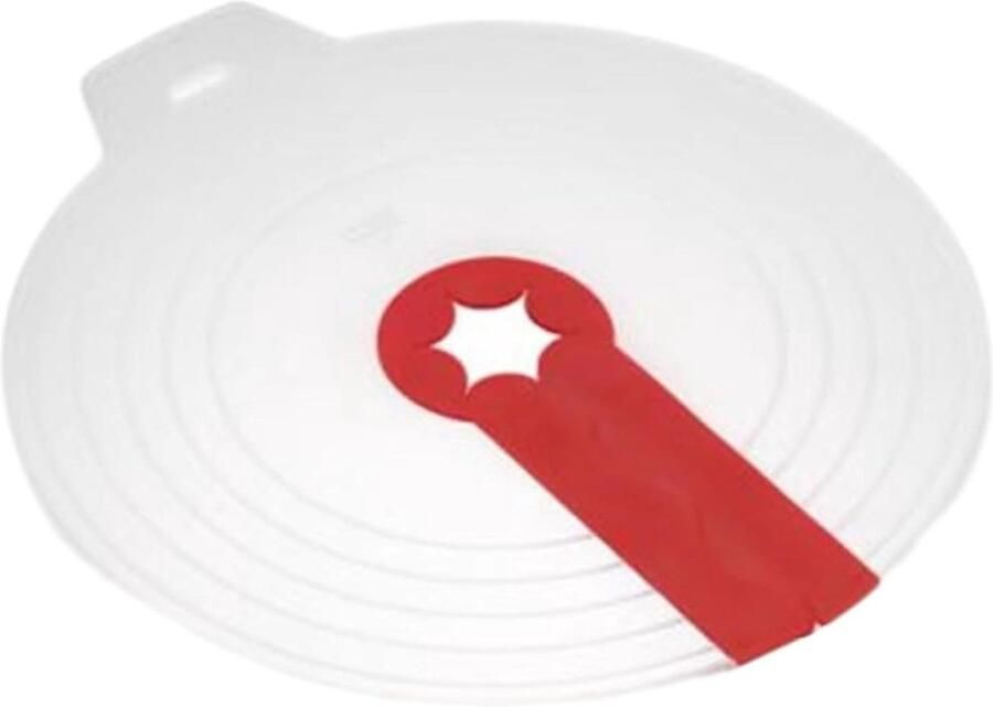 Mixer Spatdeksel Anti-spatkap Schoon Mixen Flexibele Ring 34x31cm Rood
