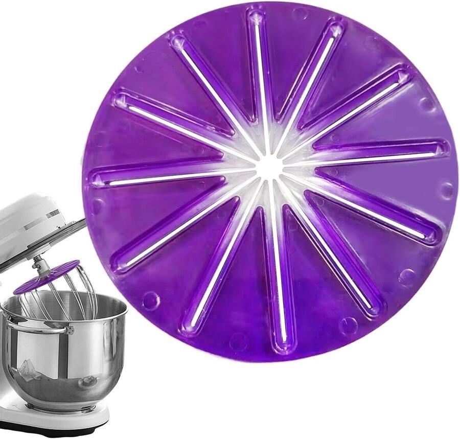 Mixer Spatdeksel Roerkop Afdekking Schoon Koken Spatwaterdicht Design 196 x 151 x 56 cm Lila