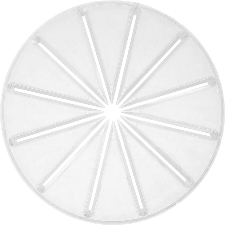 Mixer Splash Guard Beslag Kap Morsvrij Mixen Met Spatelrand 14x14x1 cm Transparant