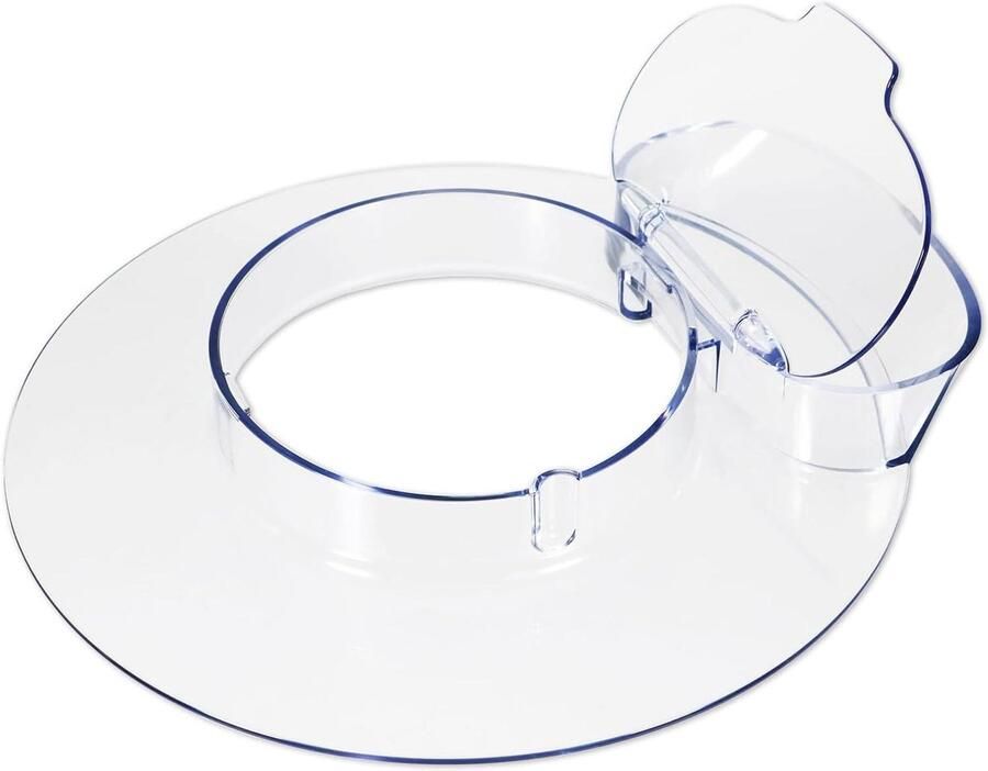 Mixer Splash Guard Keukenmachine Deksel Schoon Maken Met Toevoegklep 250 mm breed Transparant