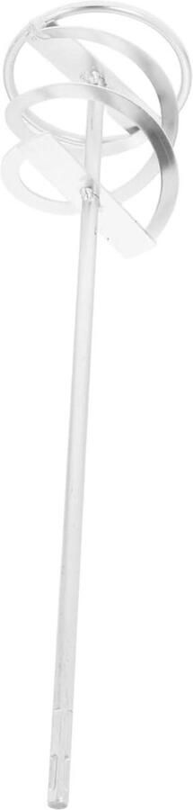 Mixer Staaf Mengstaaf Boor Materiaal Mengen Spiraal Ontwerp 49.5 cm Lengte Zilver