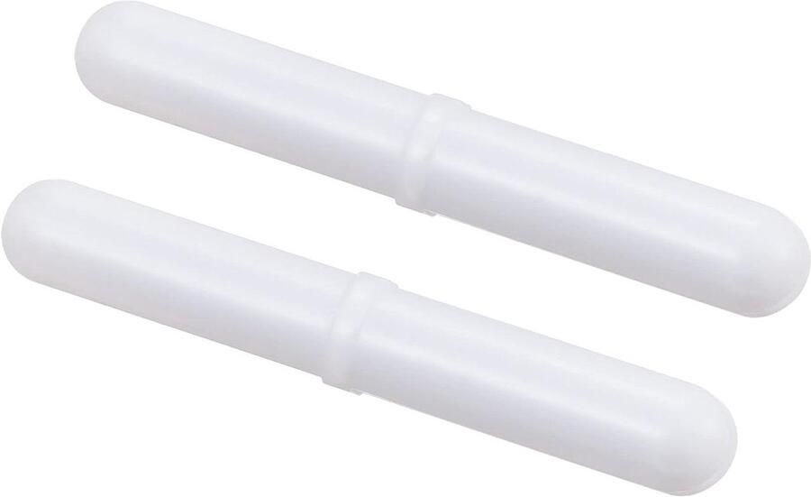 Mixer Staaf Roerstaaf Magnetisch Laboratorium Werk PTFE Coating 70mm Wit