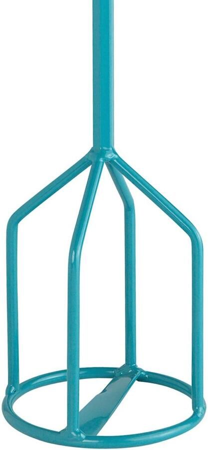Mixer Staaf Roerstaaf Mengstaaf Mortel Mengen Gelegeerd Staal 120 mm Turkoois