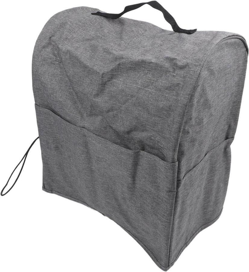Mixer Stofhoes Keukenmachine Cover Apparaat Beschermen Met Opbergvak 37 x 25 x 43 cm Grijs