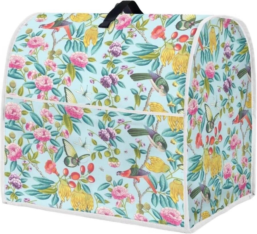Mixer Stofkap Keukenmachinehoes Keuken Apparaten Beschermen Met Handige Opbergvakken Past op 6-8 Liter Kolibrie Bloemen