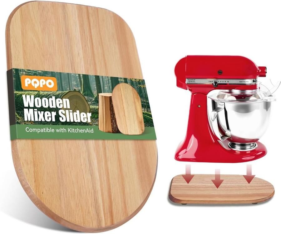 Mixer Tafel Accessoire Keuken Apparaat Onderdeel Keuken Gemak Duurzaam Bamboe Materiaal 36.5 x 23.7 cm