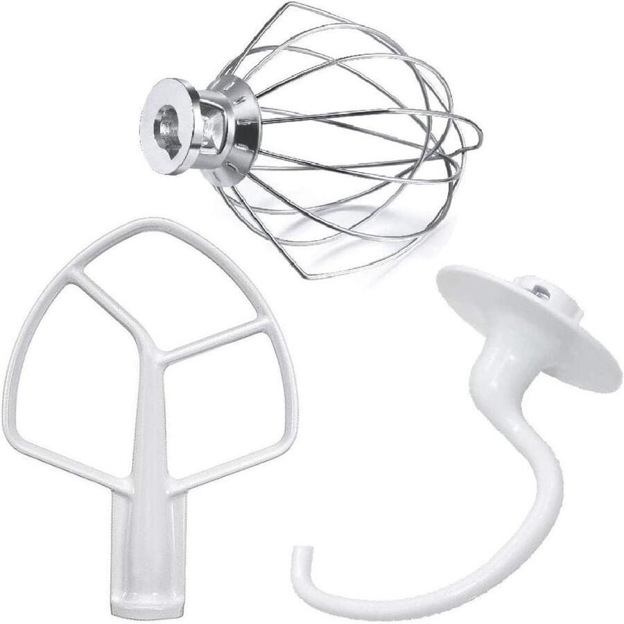Mixer Vervangingsonderdelen Keukenmachine Accessoires Bakken en Koken Roestvrij Staal 5 Liter Rood