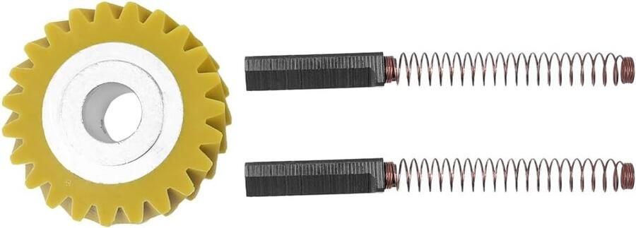 Vervangende Mixer Worm Gear met 2 Koolborstels voor Keukenmachines Geschikt voor Modellen zoals 5KSM150 en 5KSM175 Duurzaam en Betrouwbaar Accessoire