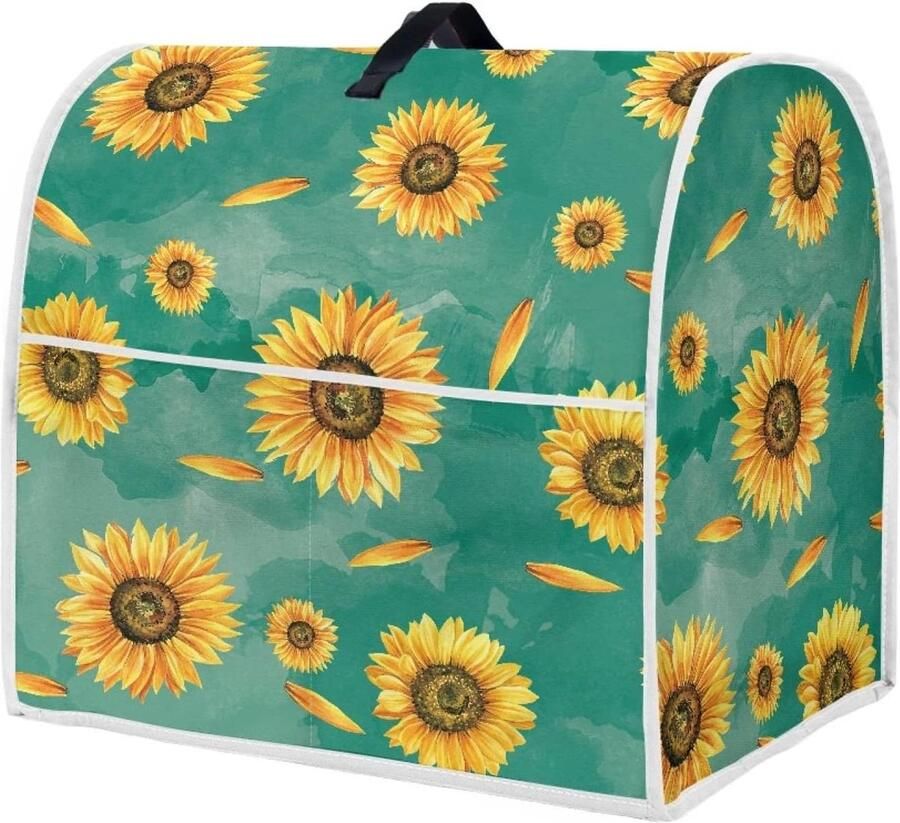 Mixerhoes Keukenapparaat Keukenmachine Cover Stofhoes Keuken Organiseren Met Opbergvakken 375x275x435 cm Zonnebloem Groen