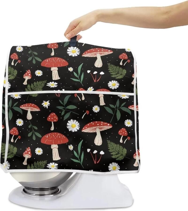 Mixerhoes Keukenmachinehoes Stofhoes Keuken Organisatie Met Opbergvak L Bloemenprint