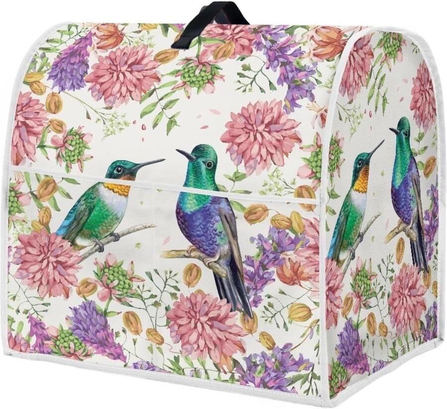 Mixerhoes met Bloemenprint Apparaathoes Keukenmachine Keuken Decoreren Beschermt tegen Stof 435x275x375 cm Multicolor
