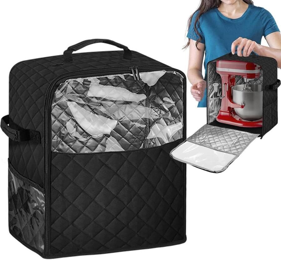 Mixerhoes Met Handvat Keukenmachine Cover Keukenmachine Beschermen Waterdicht Polyester Materiaal Groot Klein Grijs
