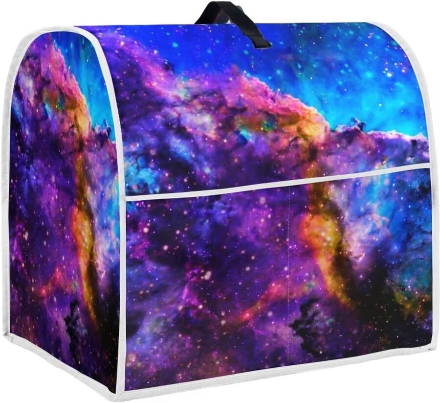 Mixerhoes met Opbergvak Keukenmachine Cover Keuken Organiseren Vlekbestendig Polyester 38 cm Hoog Sterrenhemel