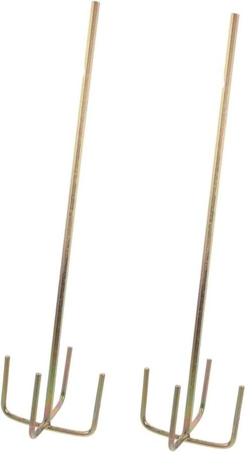 Mixerstaven Cementroerstaafjes Voor verf mengen Roestvrijstalen legering 49.5 x 10.1 cm kleuren