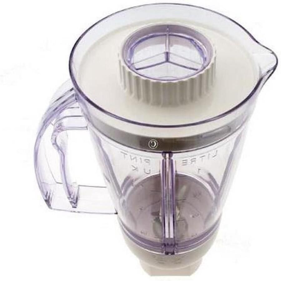 Mixkom Compleet Keukenmachine Onderdeel Ingrediënten Mengen Roestvrij Staal 0.4 Kilogram Zilver