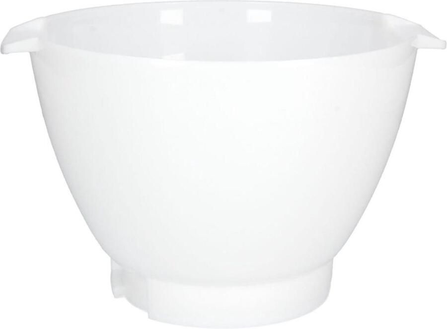 Mixkom Keukenmachine Reserve kom Beslag Maken Duurzaam Plastic 23.5 cm Breed Wit