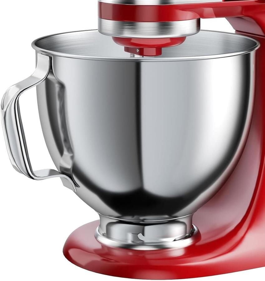 Mixkom van RVS voor 4.5-5 Quart Keukenmachine Vervangende kom met handvat voor staande mixer ideaal voor bakken en koken
