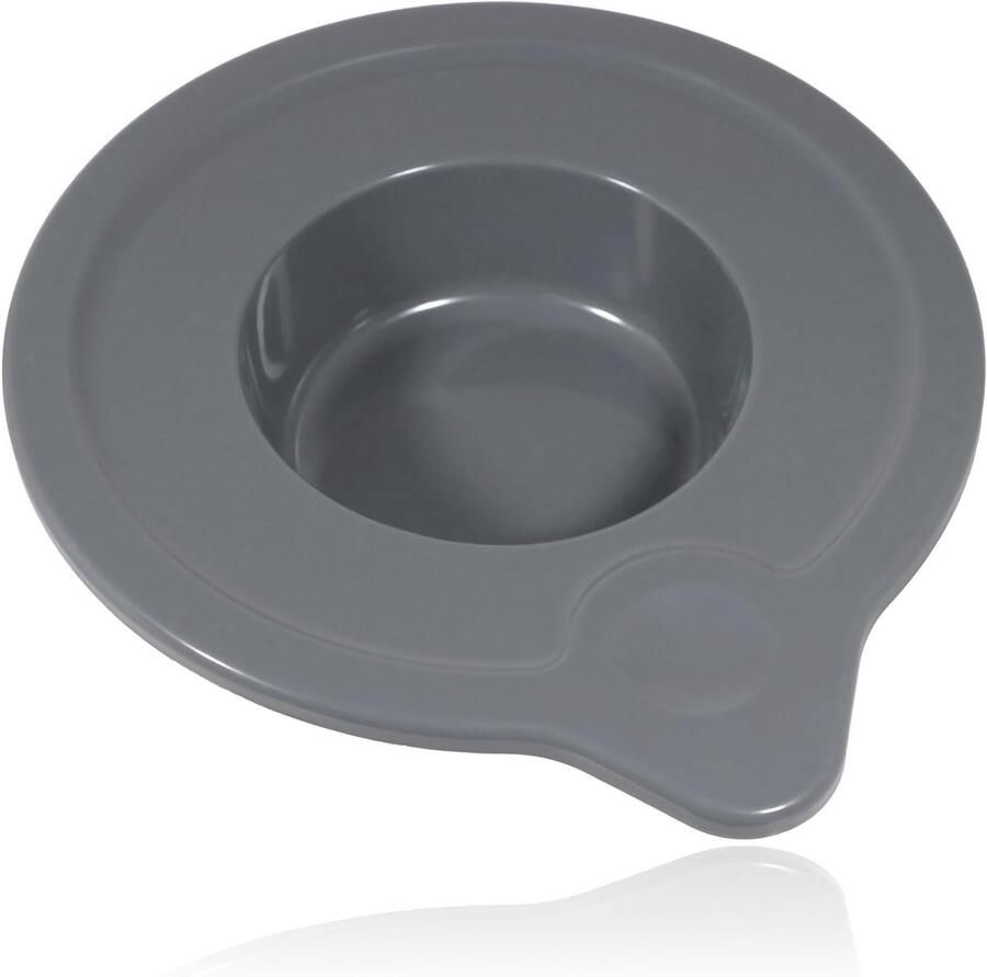 Mixkomdeksel voor Mixer Deksel voor Mengkom Schoon Houden Spatbescherming 272mm x 227mm x 47mm Grijs