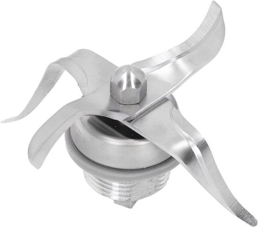 Mixmes RVS Mes met 3 Ringen en Afsluiting voor Keukenmachine Vervangend Accessoire voor Koken en Bakken